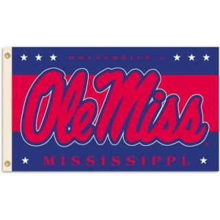 BSI Products NCAA 3 ft. x 5 ft. Ole Miss Flag 95116