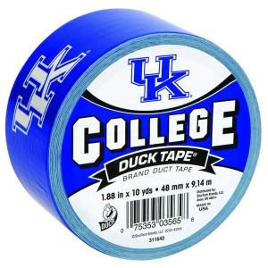 Duck College 1 7/8 in. x 10 yds. University of Kentucky Duct Tape 240268