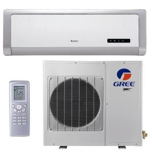 GREE High Efficiency 12,000 BTU Ductless Mini Split Air Conditioner with Heat   115V/60Hz GWH12ABA3DNA1R
