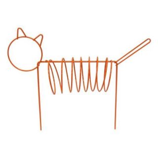 Glamos Wire Products Yard Decor Orange Wire Cat (10 Pack) 930001
