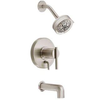Danze Parma 1 Handle Pressure Balance Tub and Shower Faucet Trim Kit in Brushed Nickel (Valve Not Included) D512058BNT
