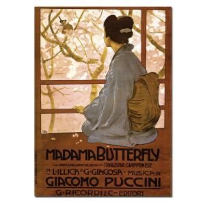 Trademark Fine Art 34 in. x 47 in. Giacamo Puccini Madam Butterfly Canvas Art V7013 C3447GG