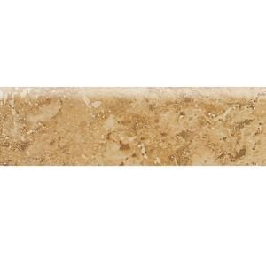 Daltile Heathland Amber 3 in. x 12 in. Glazed Ceramic Bullnose Floor and Wall Tile HL03P43C91P2