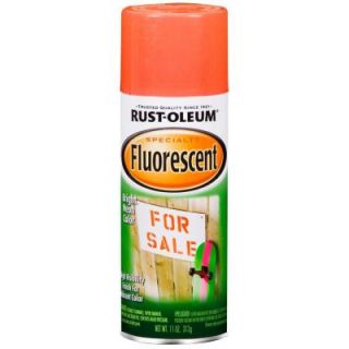 Rust Oleum Specialty 11 oz. Red Orange Fluorescent Spray Paint (6 Pack) 1955830