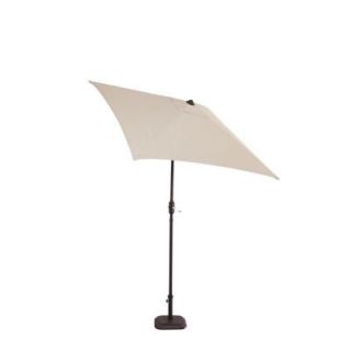 Hampton Bay Marshall 6 1/2 ft. Patio Umbrella in Textured Silver Pebble HD14309