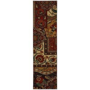 Home Decorators Collection Keswick Tomatillo Red 2 ft. x 7 ft. 6 in. Runner 312732