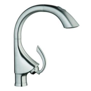 GROHE K4 Single Handle Pull Out Sprayer Kitchen Faucet in Stainless Steel 32071DC0