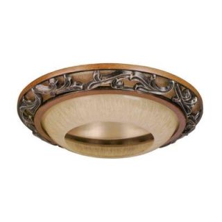 Hampton Bay Caffe Patina Trim for 6 in. Recessed Can Fixtures 29012