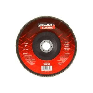 Lincoln Electric 7 in. 60 Grit Flap Disc KH169