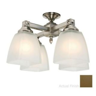 Casablanca 4 Light Oil Rubbed Bronze Center  Stem Ceiling Fan Light Kit DISCONTINUED KG4WA 73