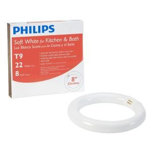 Philips 8 in. T9 22 Watt Soft White Circline Linear Fluorescent Light Bulb (12 Pack) 392225