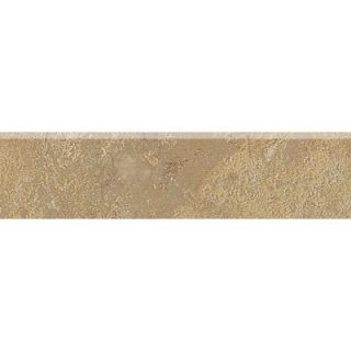 Daltile Sandalo Raffia Noce 3 in. x 12 in. Ceramic Bullnose Wall and Floor Tile SW93P43C9S1P2