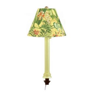 Patio Living Concepts Catalina 16 in. Outdoor Bisque Umbrella Table Lamp with Soleil Shade 29774
