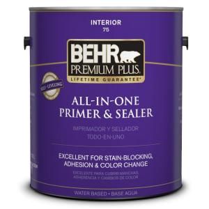 BEHR Premium Plus 1 gal. Stain Blocking Primer and Sealer Interior 07501