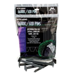 Master Mark 6 in. Anchoring Pins for Landscape Fabric, Sod, and ZipEdge Brand Products, 25 Pack 11125