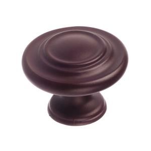Richelieu Hardware Traditional 1 3/8 in. Oil Rubbed Bronze Cabinet Knob BP10734ORB