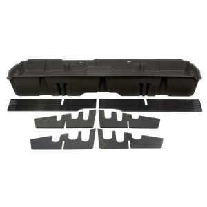 Dark Gray Under Seat Storage Unit (Fits Chevrolet and GMC HD/LD Crew Cab 2007 2013 and HD 2014 Crew Cab) 10042