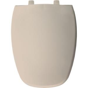 BEMIS Elongated Closed Front Toilet Seat in Peach Bisque 124 0205 213