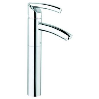 GROHE Tenso Single Hole 1 Handle High Arc Bathroom Vessel Faucet in Chrome (Valve Not Included) 32 425 000