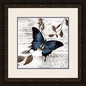 19 in. x 19 in. Fluttering D Framed Wall Art 1 10951D