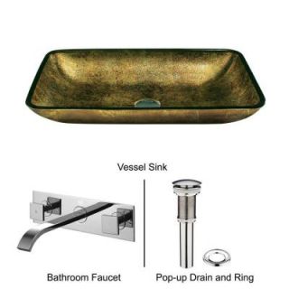 Vigo Vessel Sink and Faucet Set in Copper VGT112