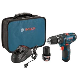 Bosch 12 Volt Lithium Ion Hammer Drill/Driver Kit with 2.0 Ah Batteries PS130 2A