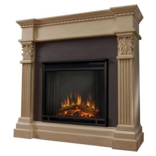 Real Flame Gabrielle 42 in. Electric Fireplace in Antique White DISCONTINUED L6700E AW