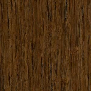 Home Legend Brushed Strand Woven Burnt Umber 3/8 in. Thick x 5 in. Wide x 36 in. Length Click Lock Bamboo Flooring (25 sq.ft./case) HL266H