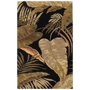 Kas Rugs Landscape Palm Midnight 8 ft. x 10 ft. 6 in. Area Rug HAV26168X106