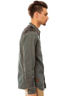 Rolling Paper Shirt The Chambray Buttondown in Tint Chambray Grey