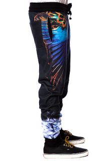 LATHC Pants Smoke N Feathers Sweatpants Joggers in Black