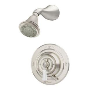 Carrington 2 Handle Shower Faucet in Satin Nickel S 4401 STN