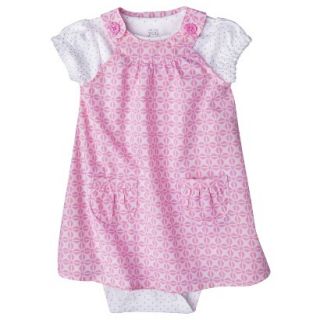 Just One YouMade by Carters Girls Jumper and Bodysuit Set   Pink/Blue NB