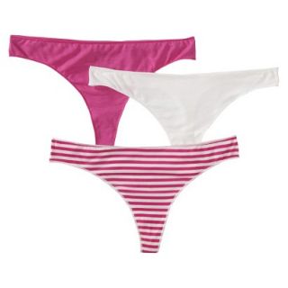 Gilligan & OMalley Womens 3 Pack Modal Thong   Valentine M