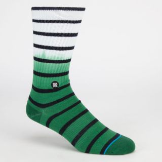 Helm Mens Crew Socks Green/White One Size For Men 237593529
