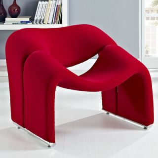 Modway Cusp Lounge Chair EEI 1052 Color Red