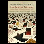Princeton Sourcebook in Comparative Literature