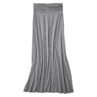 Merona Womens Knit Maxi Skirt   Heather Grey   XS
