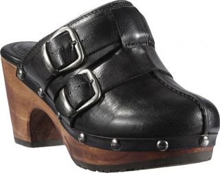 Womens Ariat Bridlespur   Old West Black Full Grain Leather Platform Shoes