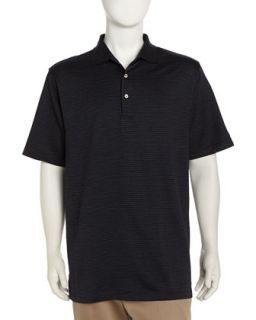 Donigan Dotted Golf Shirt, Black