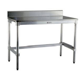 New Age Work Table w/ Stainless Top & 16 Gauge Stainless Top, 48x24 in, Aluminum