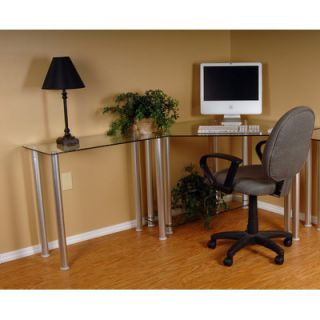 RTA Home And Office Corner Computer Desk with 42 Modular Extension CT 013142