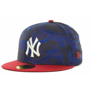 New York Yankees New Era MLB In Living Camo Fitted 59FIFTY Cap