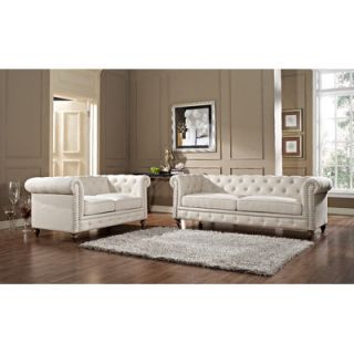 CREATIVE FURNITURE Emily Living Room Collection Emily Sofa BEIGE LINEN