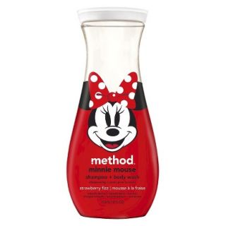 Method Minnie Mouse Strawberry Fizz Shampoo + Body Wash   18 oz