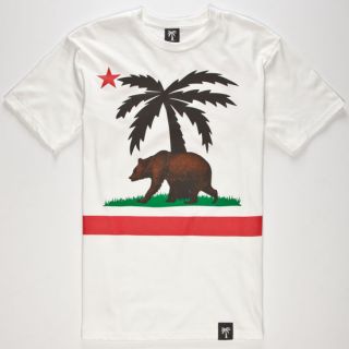 California Mens T Shirt White In Sizes Medium, Small, Xx Large, Large, X L