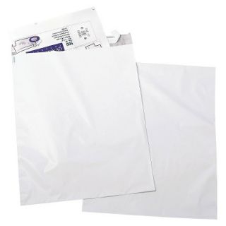 Quality Park Redi Strip Poly Mailer, Side Seam   White (100 Per Pack)