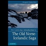 Cambridge Introduction to Old Norse Icelandic Saga