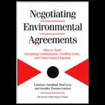Negotiating Environmental Agreements