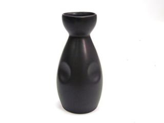CAC International 6 oz Japanese Style Sake Pot   Ceramic, Black